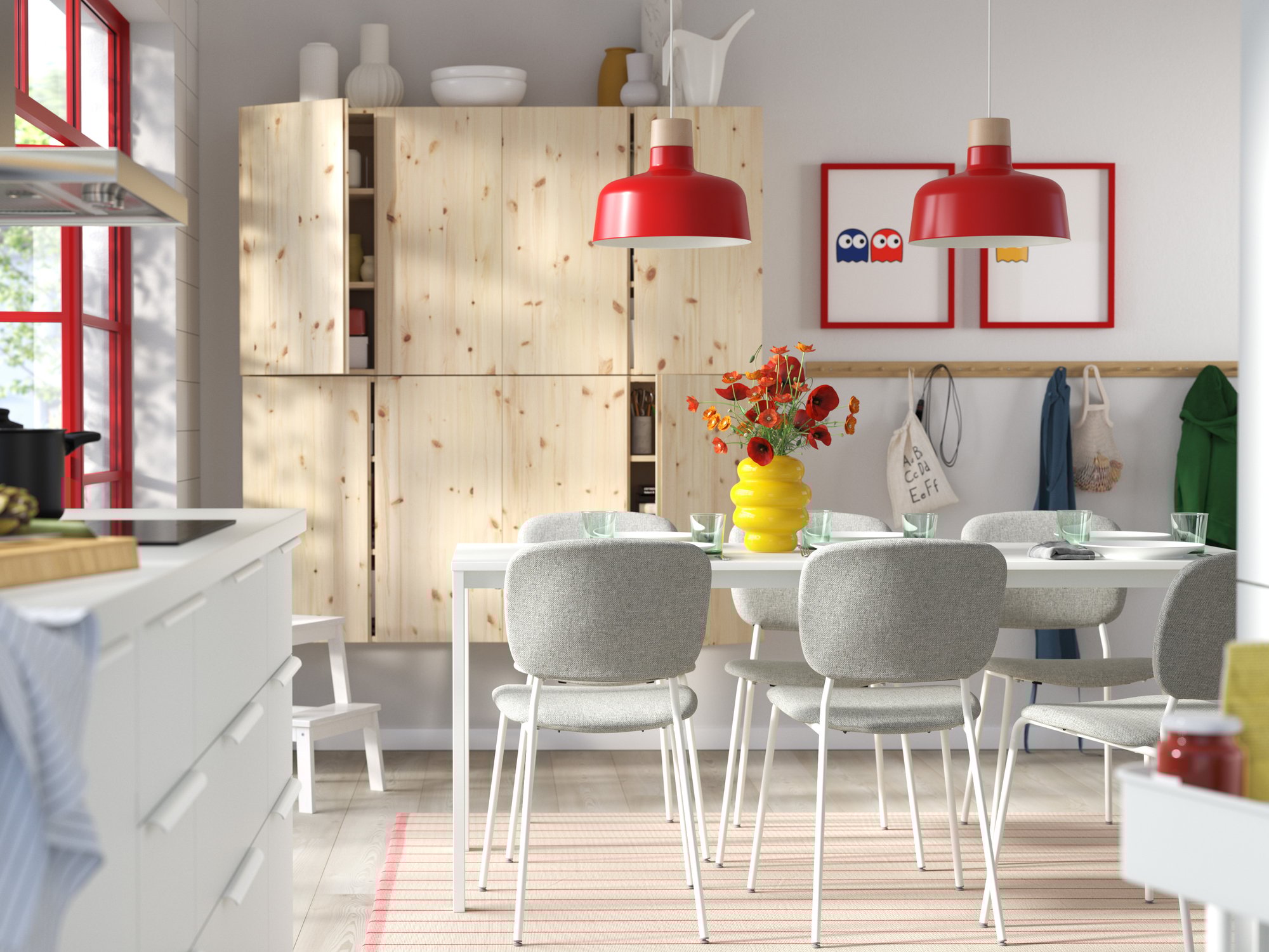 Eclectic IKEA kitchen